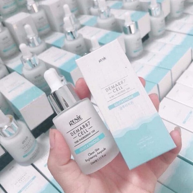 Serum truyền trắng da mặt Genie demar 89 cell glutathione