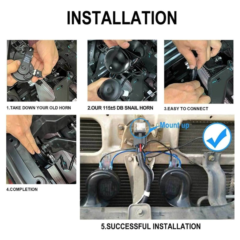Còi Điện 12v Siêu Lớn Chuyên Dụng Cho Xe Hơi / Xe Tải / Tàu Thuyền