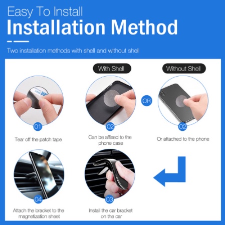 Giá Đỡ Điện Thoại Từ Tính Trên Xe Hơi Toyota Avanza Rush Innova Razie Yaris Prius Veloz Land Cruiser Prado Highlander Venza Chr Wigo RAV4 Kluger Avalon Sienma Camry Fortuner