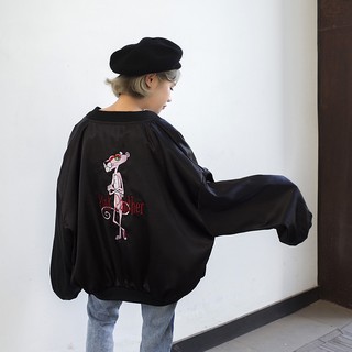 [Hàng order] Áo khoác bomber báo hồng