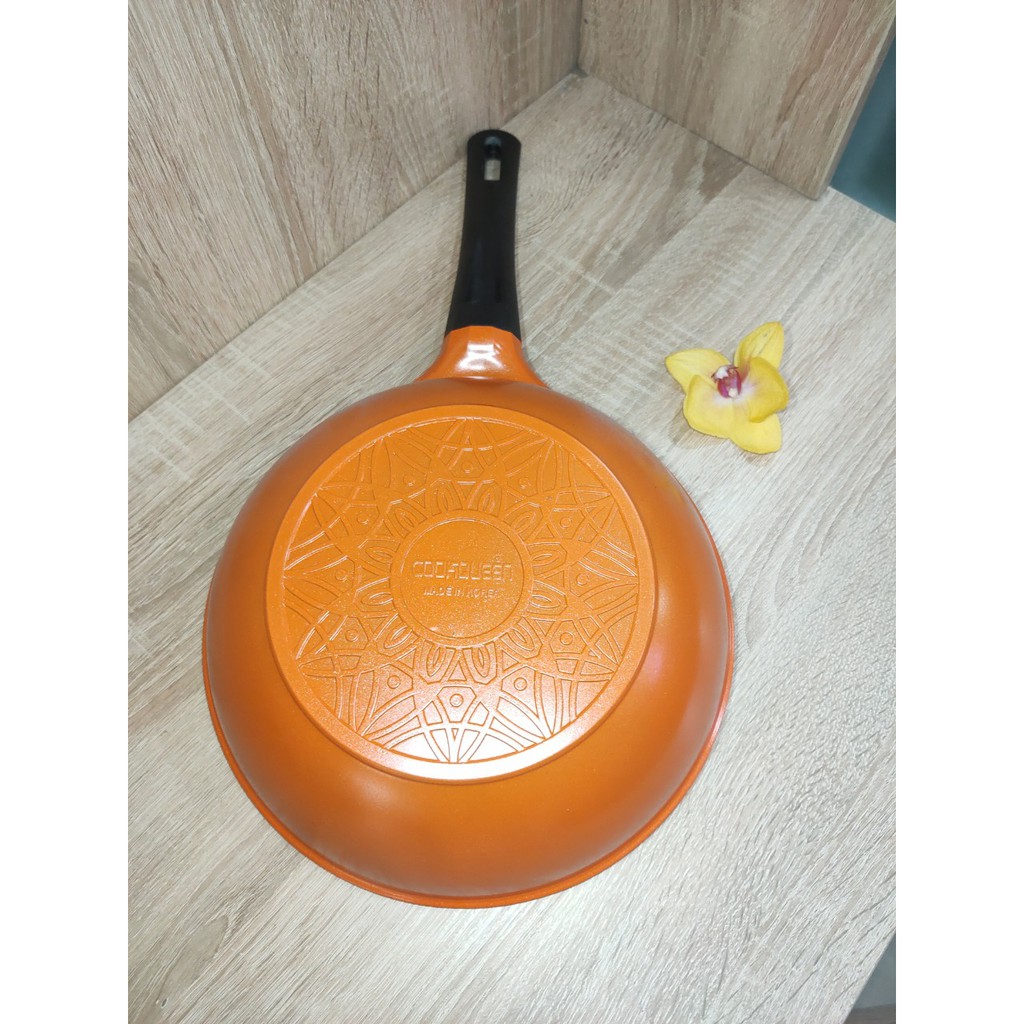 chảo gốm chống dính cook queen hàng cao cấp nhập khẩu korea 24cm