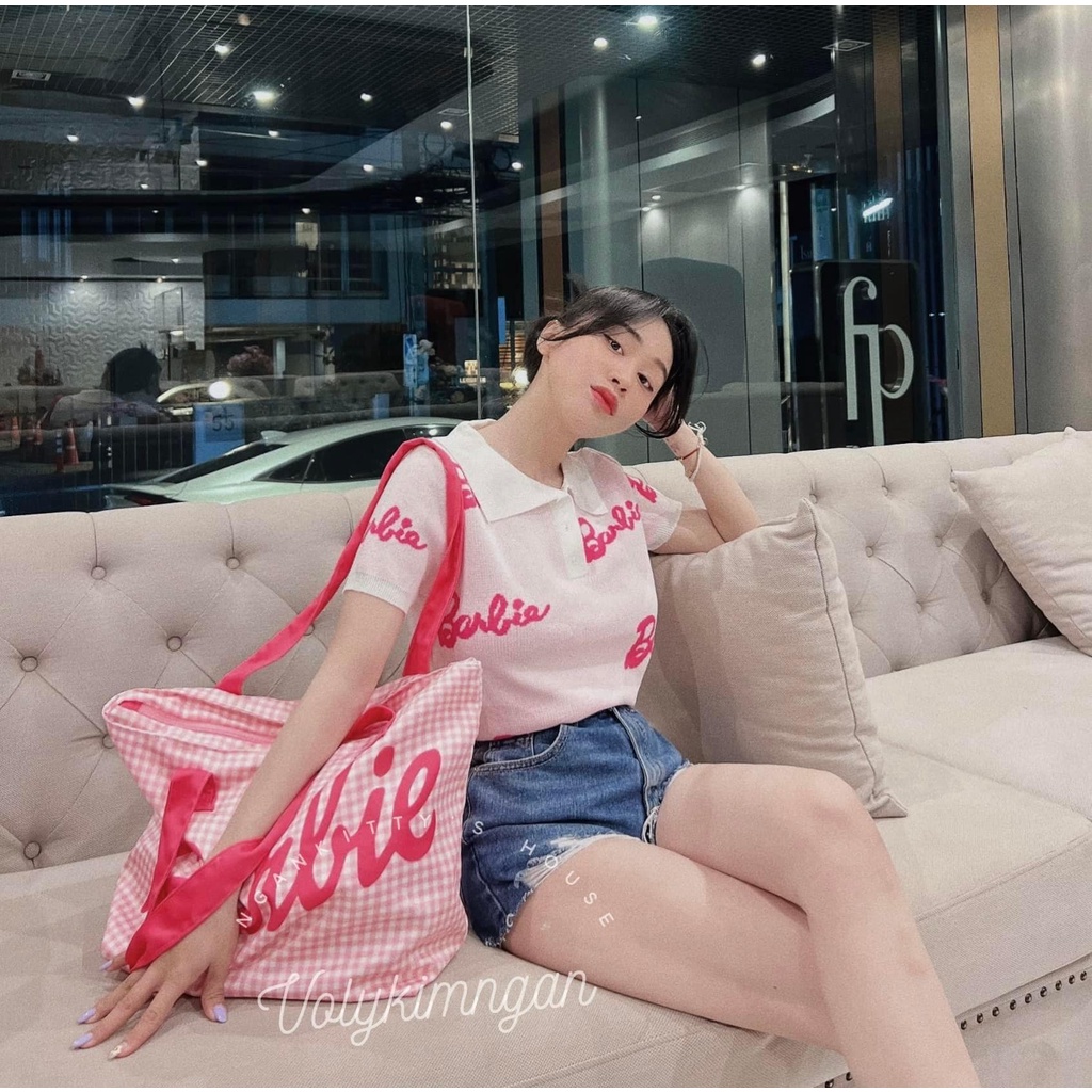 Áo len polo barbie TL