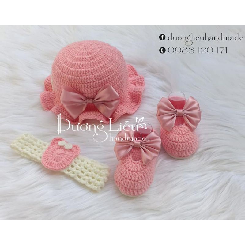 COMBO NÓN GIÀY VÀ NƠ CHO BÉ