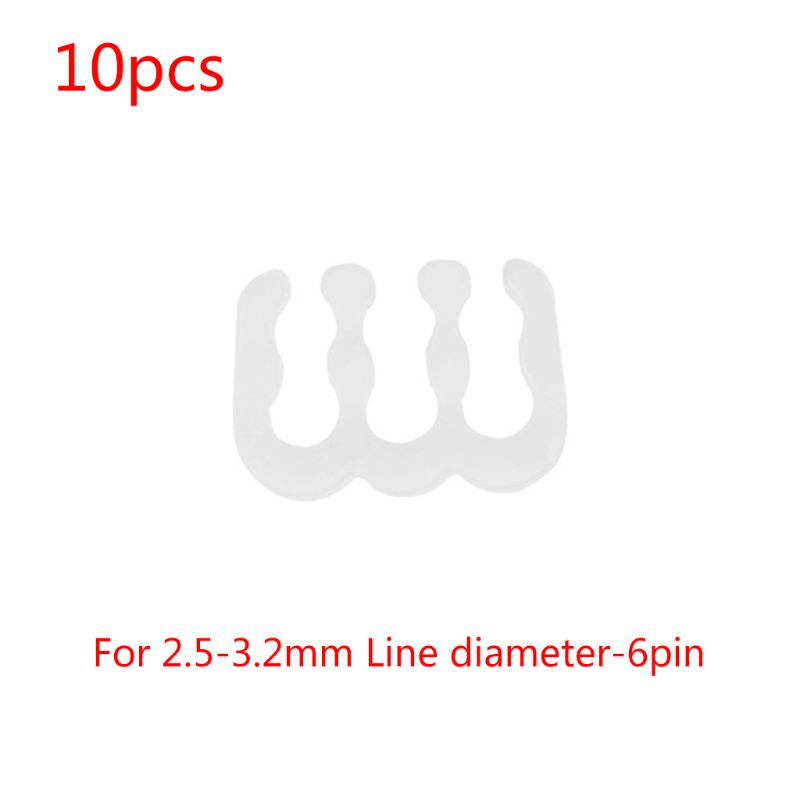 Set 10 lược cáp PP cho máy tính 4 6 8 24pin 2.5-3.2mm