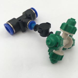 Combo 10 Bộ phun sương 4 hướng lắp dây 8