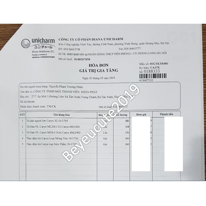 TẤM ĐỆM LÓT CARYN LOẠI MỎNG XL14