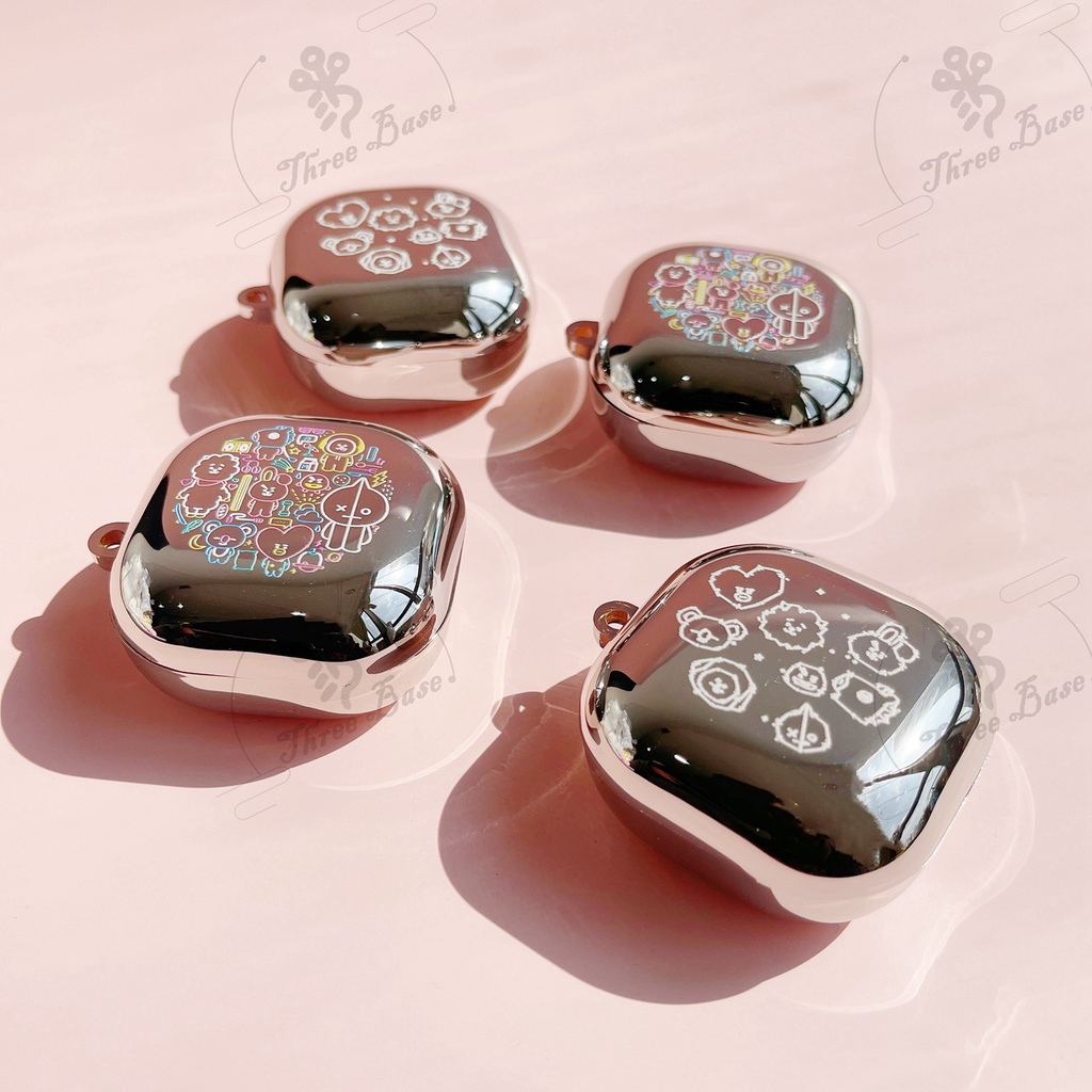 Vỏ Bảo Vệ Hộp Sạc Tai nghe không dây Samsung Buds 2 Hình Bangtan Boys 21