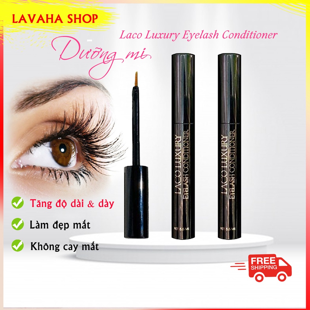 Dưỡng mi chính hãng, serum dưỡng mi dài và dày giúp mi mắt khỏe đẹp tự nhiên - LAVAHA SHOP LC018