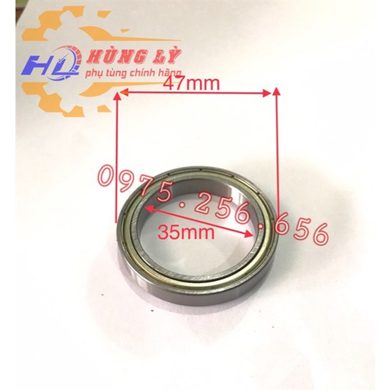 BI 6807Z bi puly đảo chiều bi nhỏ bi các loại phụ tùng ô tô phụ tùng máy nông nghiệp phụ tùng Hùng Lỳ