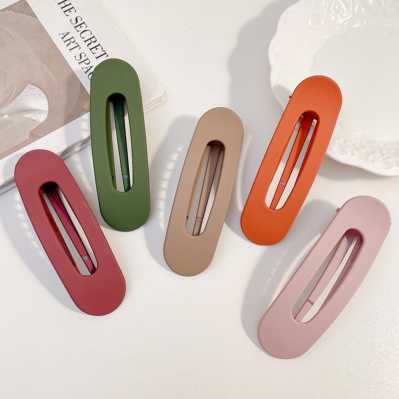 Kẹp Tóc Mỏ Vịt Cỡ Lớn Màu Sắc Thời Trang Cho Nữ