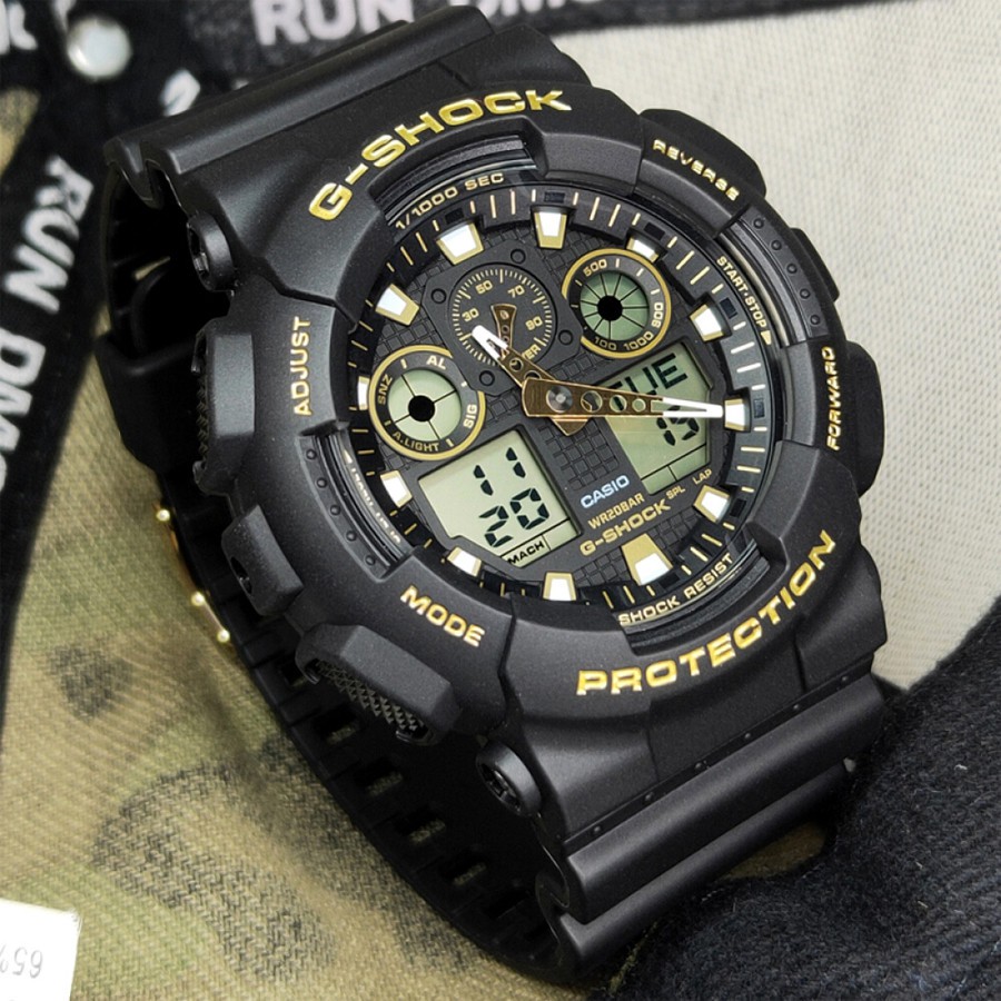 Đồng Hồ Casio Nam Dây Nhựa G-SHOCK GA-100GBX-1A9DR Chính Hãng