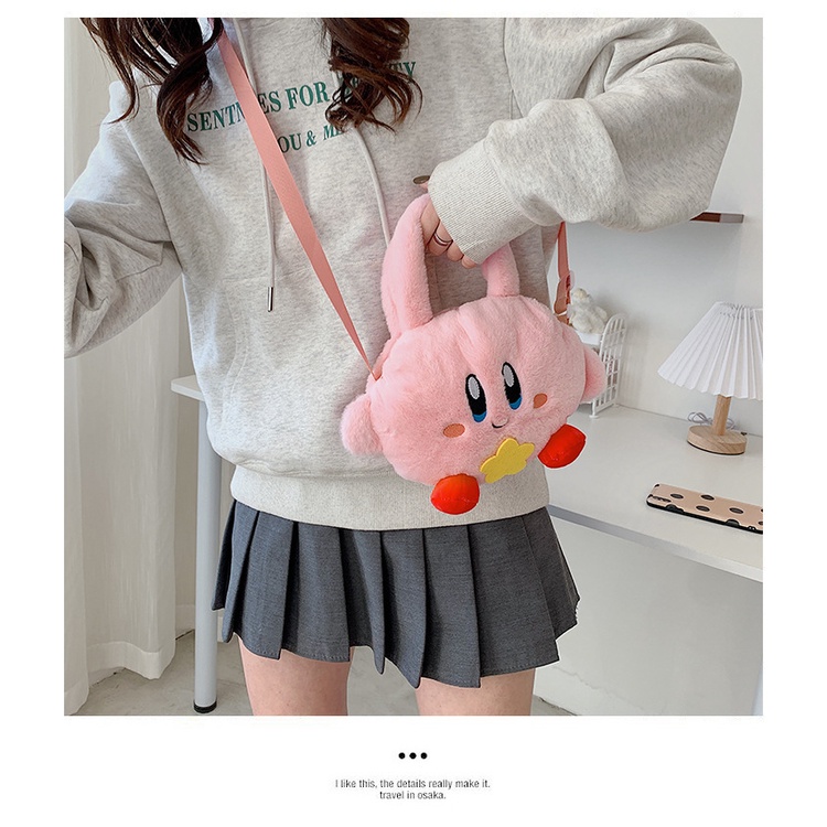 ENVIROSAX Túi Xách Đeo Vai Phủ Bông Hoạt Hình Đáng Yêu Thời Trang Nữ