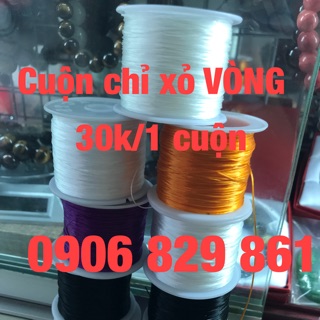 Bán Cuộn Dây Thun Xỏ VÒNG TAY nhe, đồng giá 40k/1 cuộn