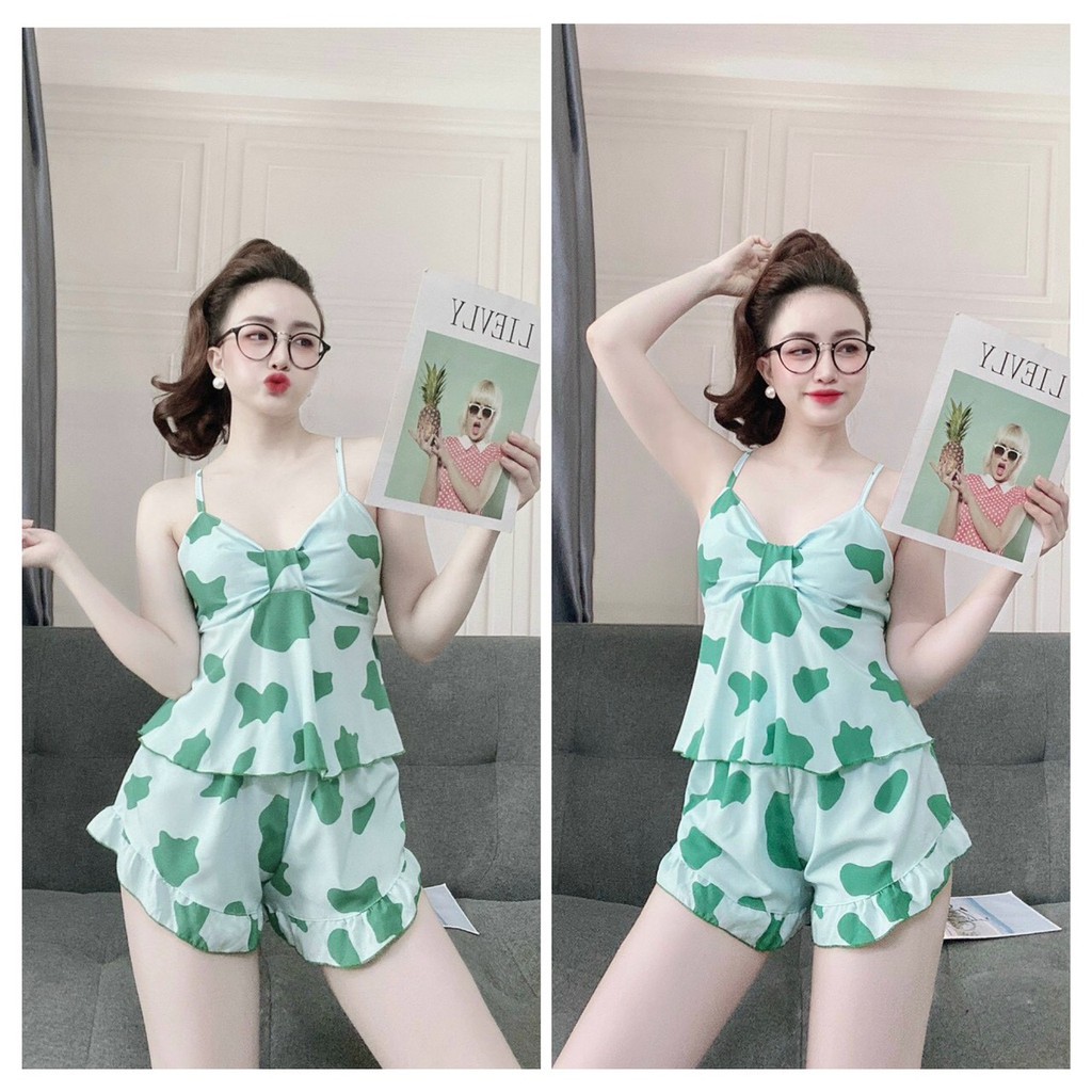 Đồ ngủ 2 dây  chất lụa mịn đẹp kiểu dáng gợi cảm, hàng đẹp, phom dưới 50kg- tùy chiều cao | BigBuy360 - bigbuy360.vn