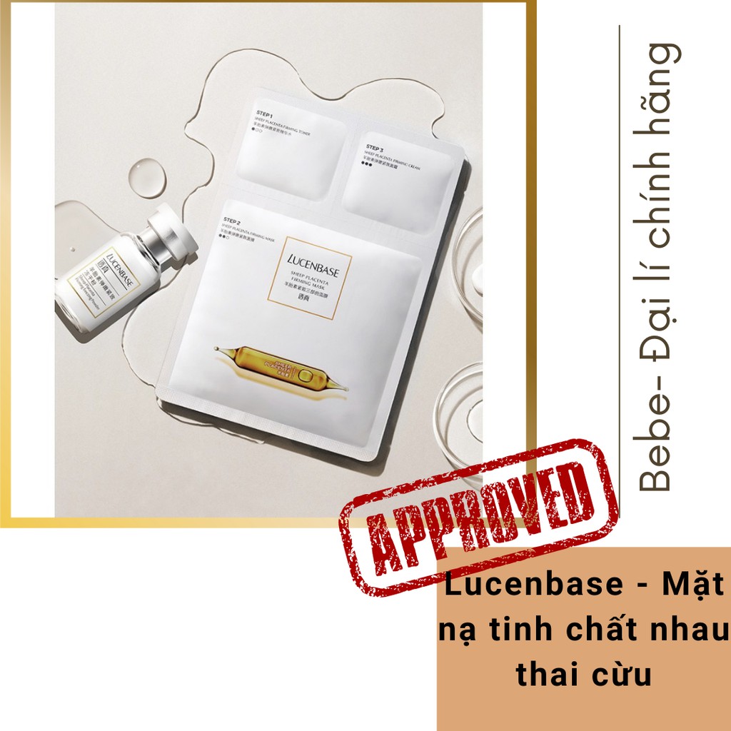 Lẻ miếng mặt nạ tinh chất nhau thai cừu Lucenbase