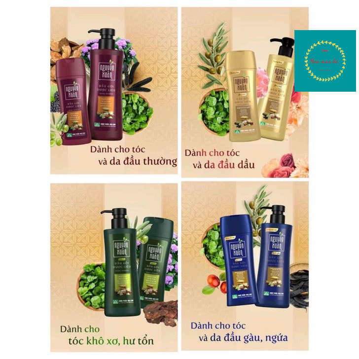 Dầu gội NGUYÊN XUÂN tùy chọn màu chai 200ml  / 250ml chính hãng