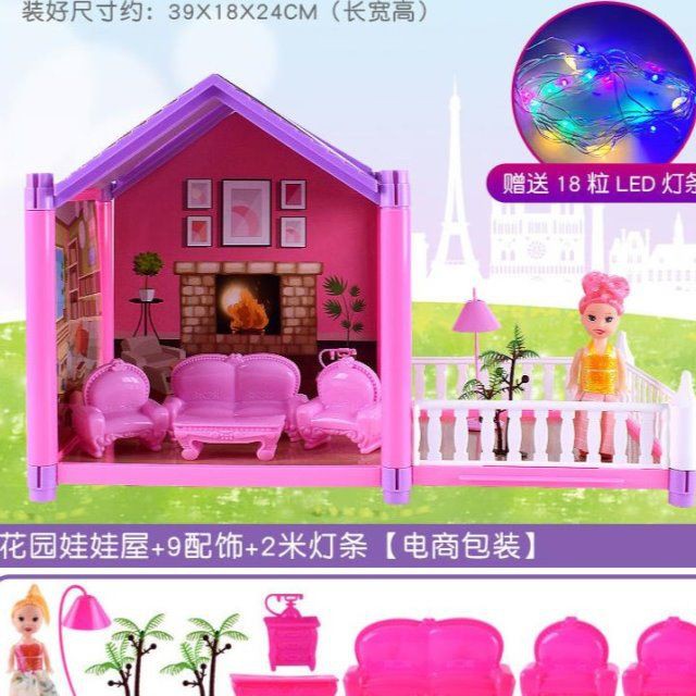 Bộ Tủ Quần Áo Búp Bê Barbie Cỡ Lớn Toàn Bộ