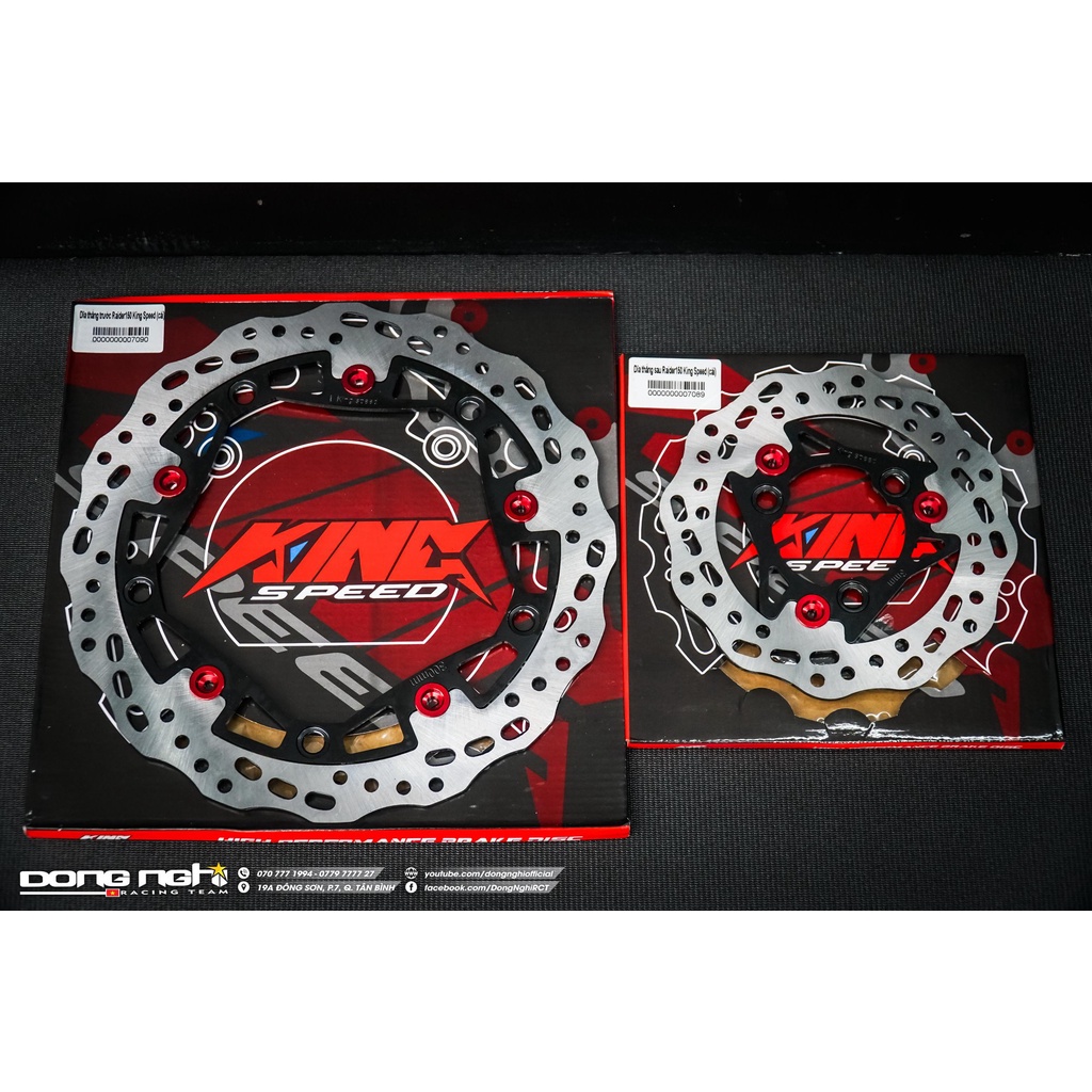ĐĨA THẮNG DĨA PHANH KINGSPEED SONIC 150 295MM  & 190MM MS-2/8