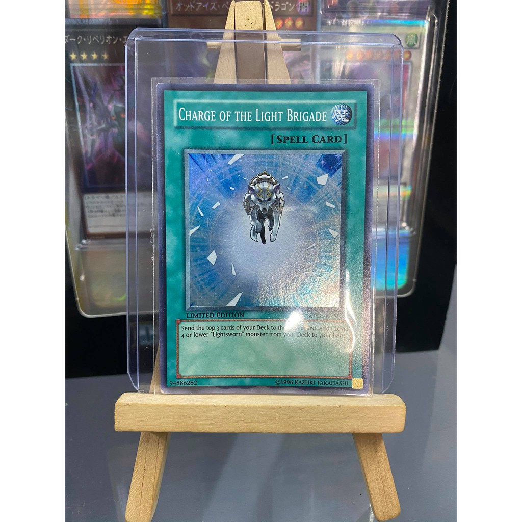 [ Dưa Hấu Yugioh ] Lá bài thẻ bài Charge of the Light Brigade - Super Rare - Tặng bọc bài nhựa bảo quản
