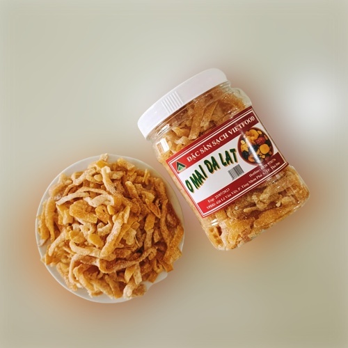 Hộp 500g Mứt quất trần bì VIETFOOD - Đặc sản Đà Lạt