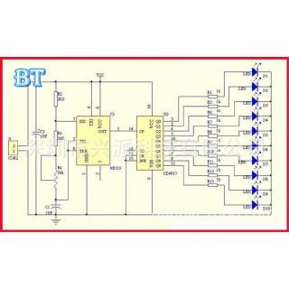 Bảng mạch mô đun NE555 CD4017 chất lượng