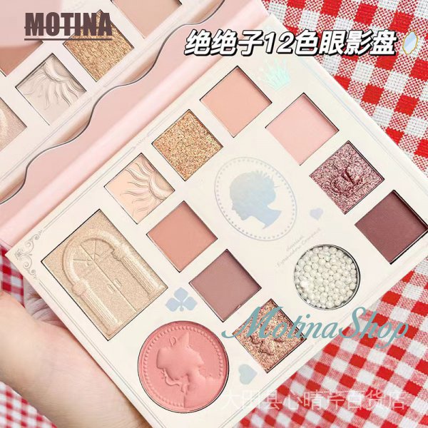 Bảng Phấn Mắt 12 Màu Trang Điểm Đa Năng