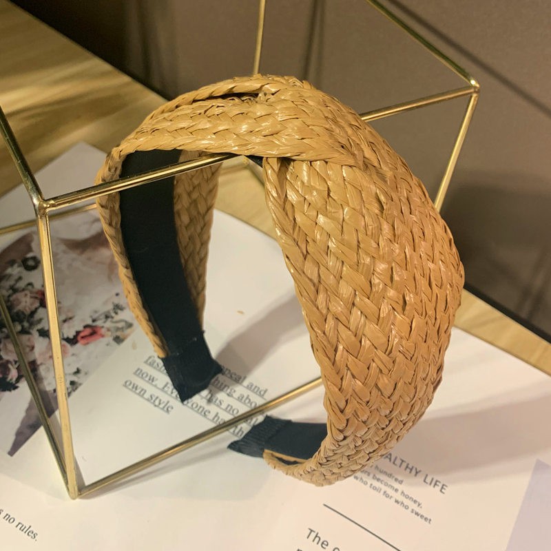 Bờm bản to chất cói vintage hot Korea Style