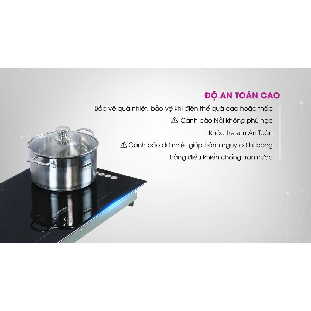 Bếp điện từ đôi MUTOSI MI-95DI