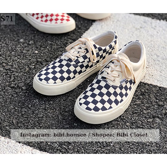 Giày thể thao slip on caro phong cách ulzzang nam nữ Hàn Quốc năng động hot trend 2022 đơn giản S71 giá rẻ học sinh | BigBuy360 - bigbuy360.vn
