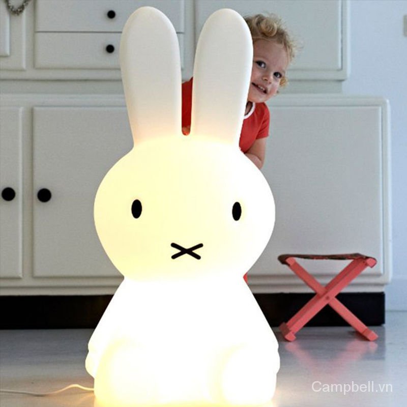 Đèn Ngủ Hình Thỏ Miffy Pk6C Sáng Tạo Dễ Thương Cho Bé