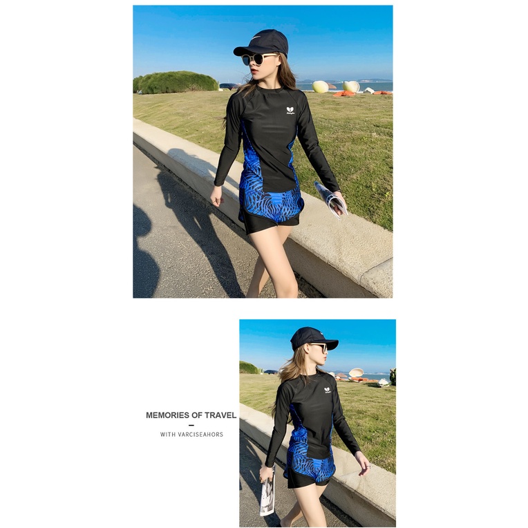 Mới Bộ Đồ Bơi Thể Thao Tay Dài Che Bụng Chống Nắng Chuyên Nghiệp Cho Nữ 2021 | BigBuy360 - bigbuy360.vn