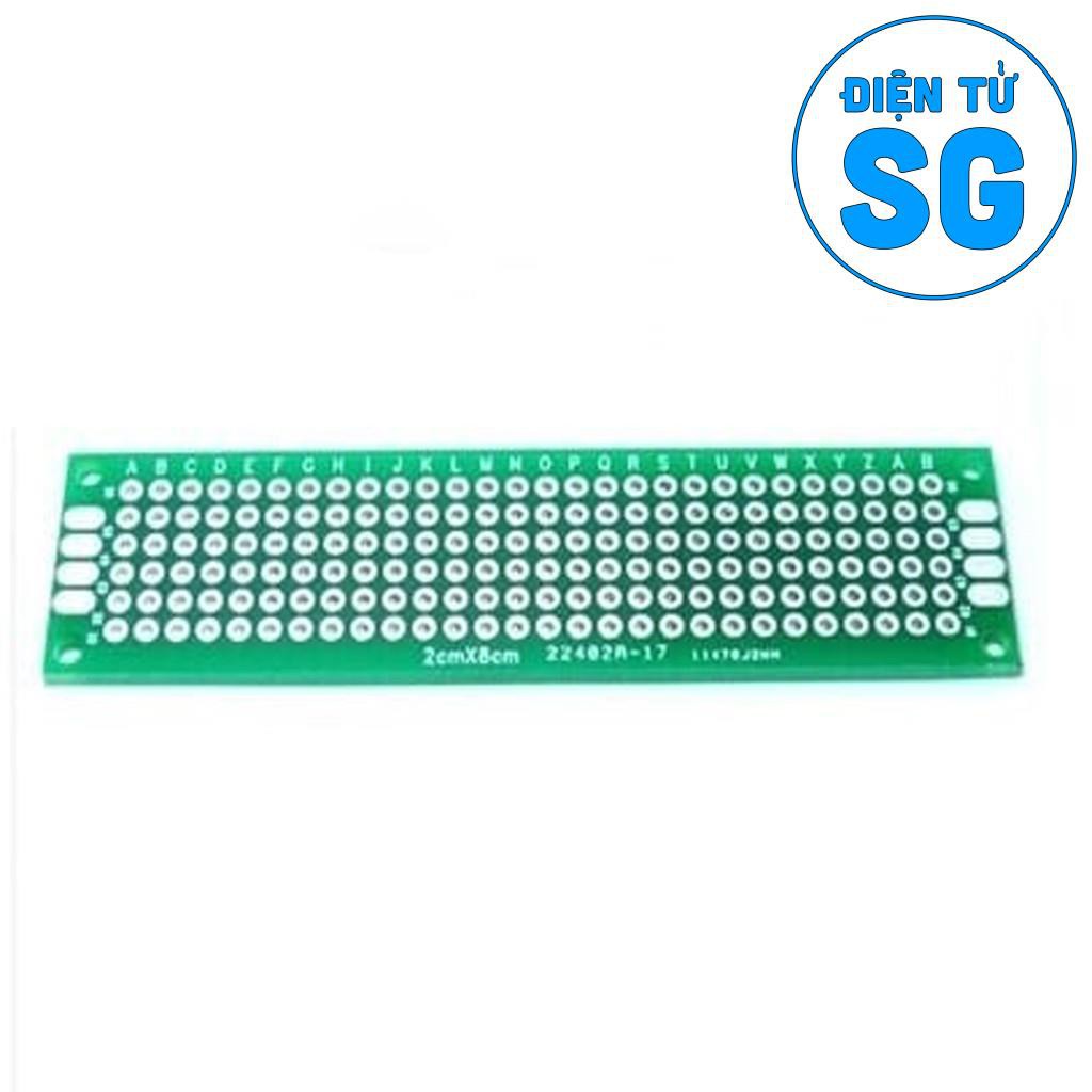 Test board hàn 2 mặt 2x8cm sợi thủy tinh - 0MKF