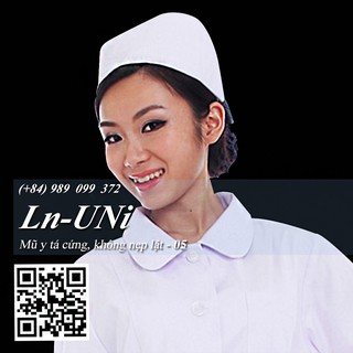 Mũ y tá xinh, không nẹp lật 05