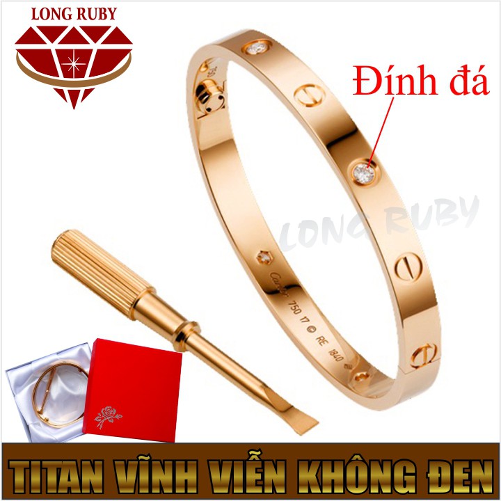 Vòng tay cao cấp Titan Catier tình yêu vĩnh cửu