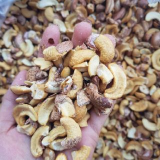 Hạt điều rang muối loại bể hạt