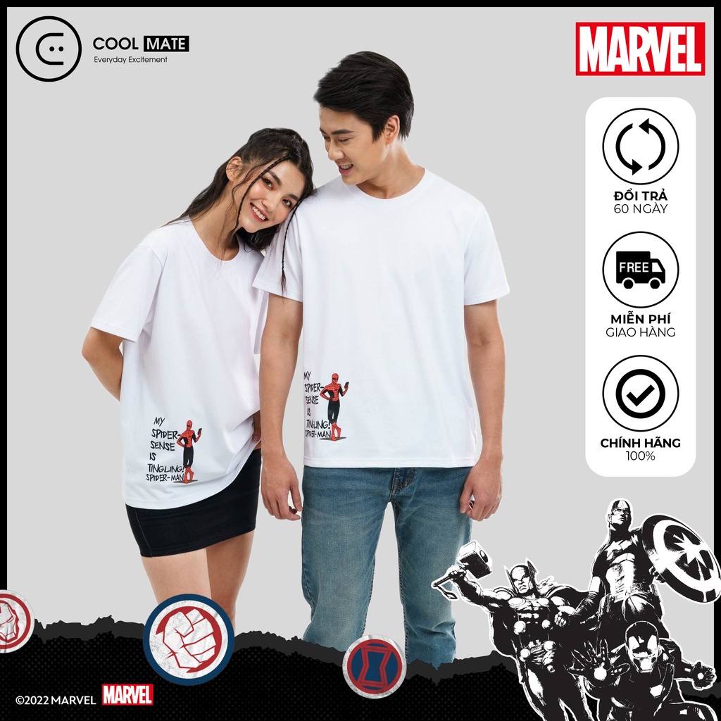 Áo thun Marvel Spider Man Sense - thương hiệu Coolmate
