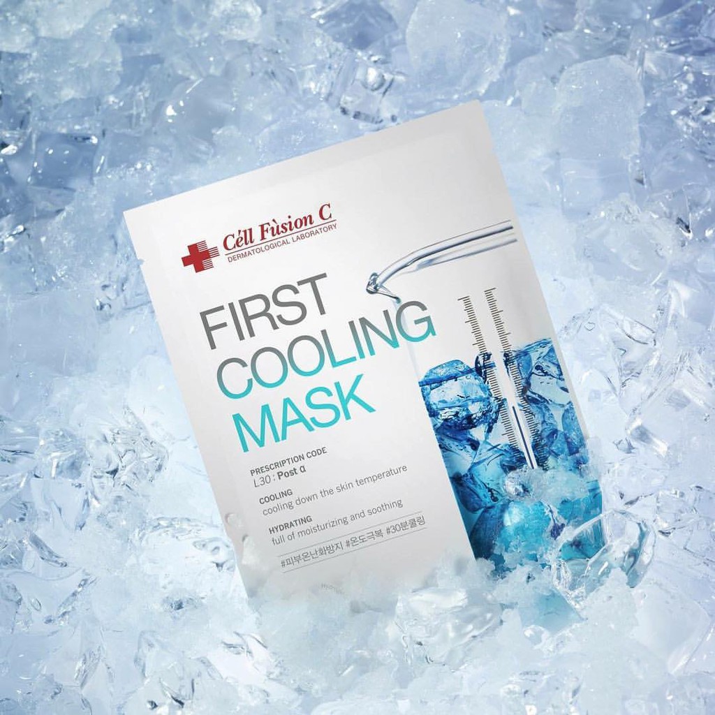 Mặt nạ làm dịu da Cellfusion C Post Alpha First Cooling Mask 5 miếng