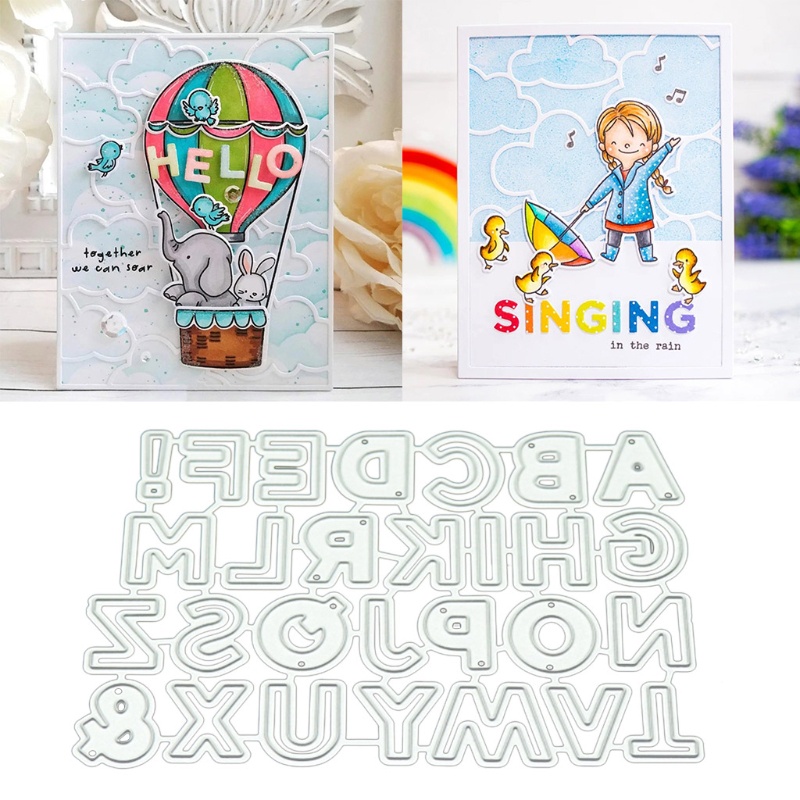 Khuôn Cắt Hình Làm Thẻ Scrapbook Chủ Đề Giáng Sinh