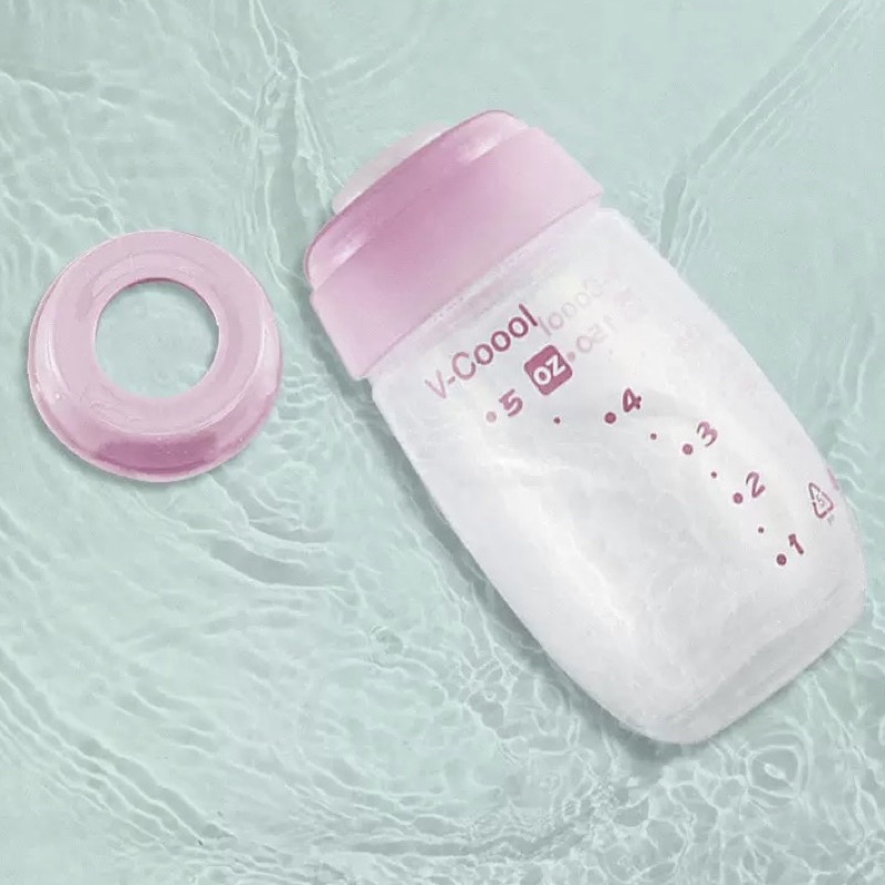 Bình trữ sữa Vcool cổ hẹp 150ml chính hãng có vạch chia, chất liệu PP Free BPA an toàn cho bé