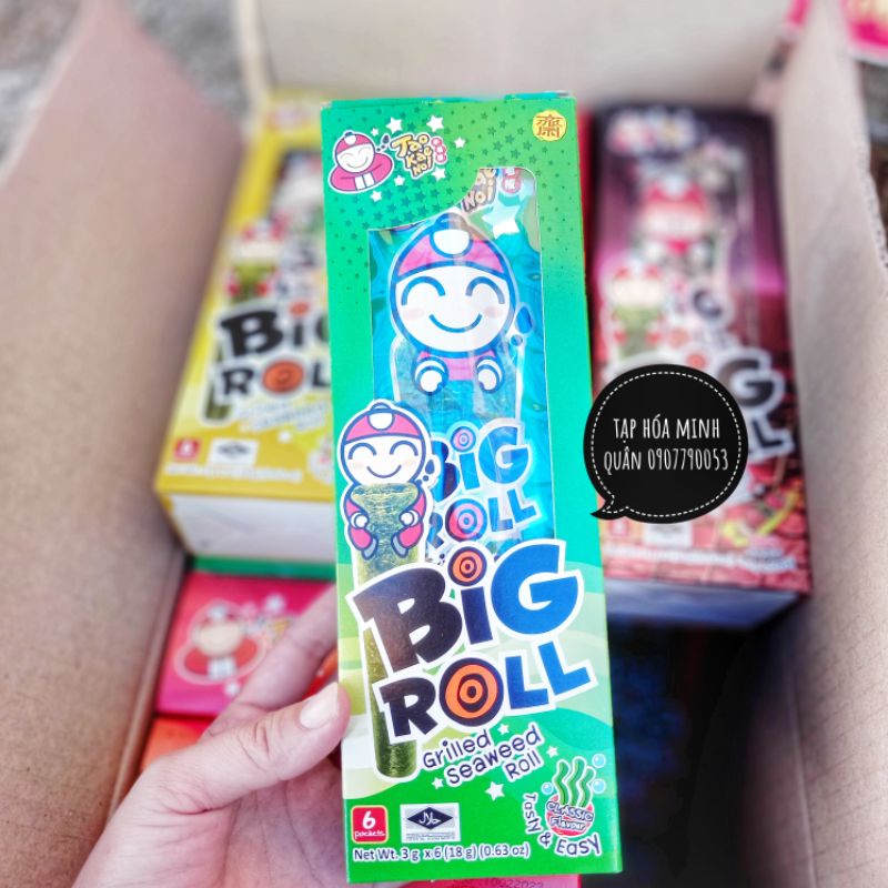 SNACK RONG BIỂN BIG ROLL THÁI LAN ( HỘP 6 GÓI)