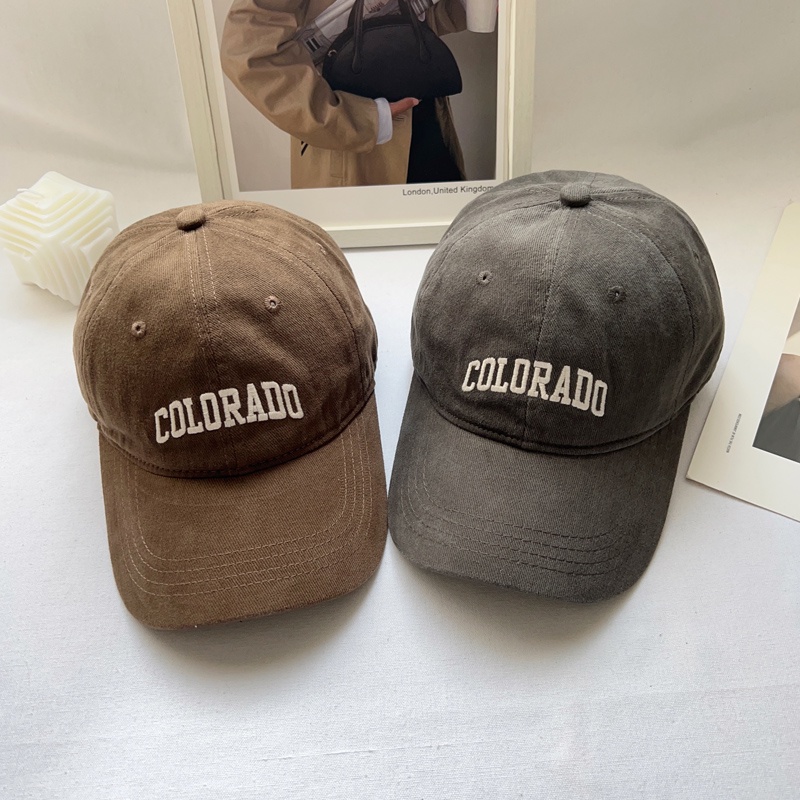 Mũ lưỡi trai COLORADO nam nữ vải kaki cao cấp form mềm, nón lưỡi trai LOULI SAIGON thời trang M26