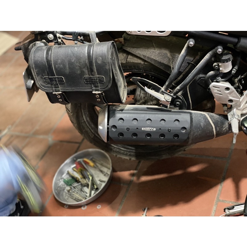 Ốp pô chống nóng XSR 155 sơn chống chày tĩnh điện