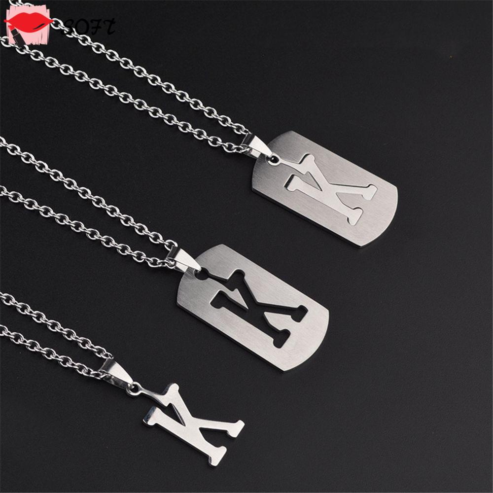 Vòng cổ mặt 26 chữ cái từ A đến Z độc đáo thời trang cho nam và nữ