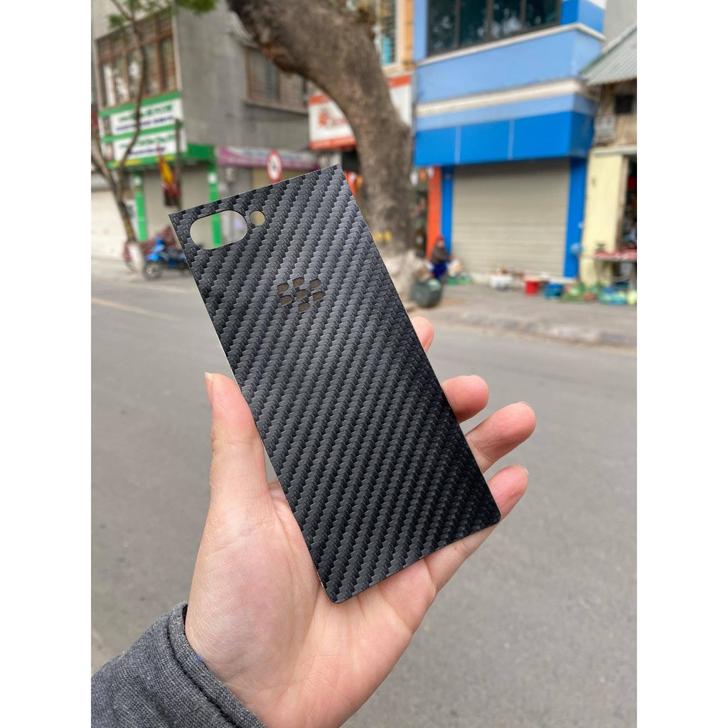 Dán da lưng trơn không cho Blackberry Key2 LE các màu