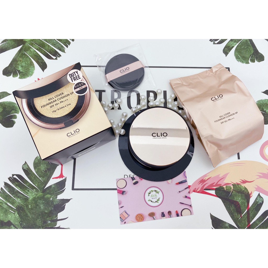 Phấn nuớc kiềm dầu Clio Kill Cover Founwear SPF 50+ (MẪU MỚI)