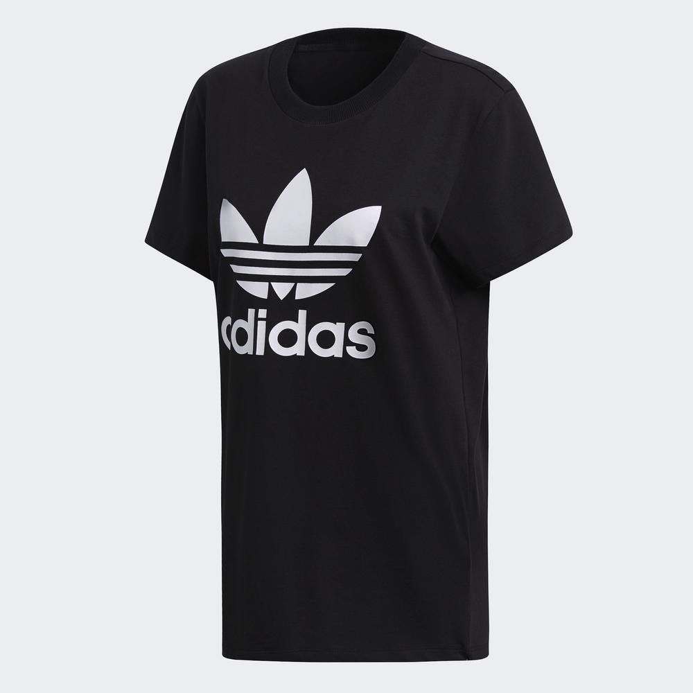 [Mã WABRDAS150 giảm 15% tối đa 100K đơn 399K] Áo Phông adidas ORIGINALS Nữ Boyfriend Ba Lá Màu Đen DX2323