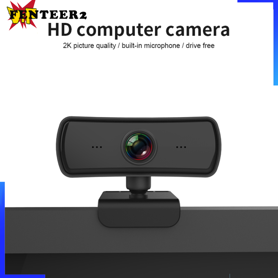 Camera Kỹ Thuật Số Fenteer2 3c 1440p Hd Webcam 2k Usb 2.0 Tích Hợp Micro Ghi Âm Video