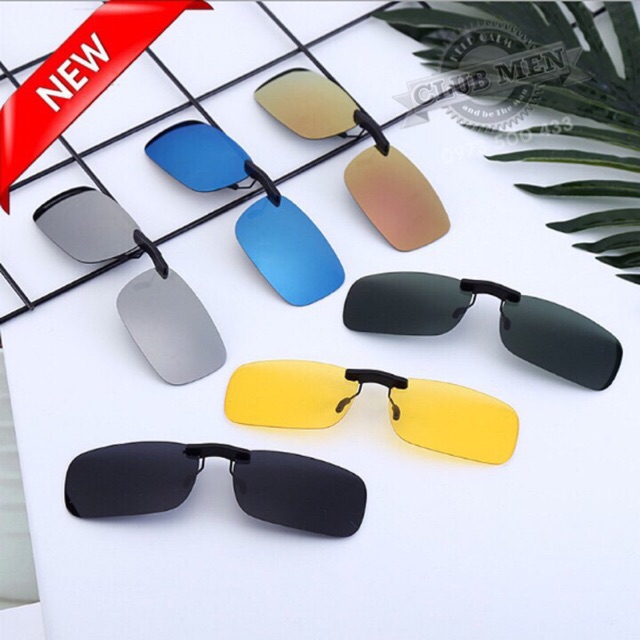 Kẹp kính râm thời trang + hộp bảo vệ (có video) | BigBuy360 - bigbuy360.vn