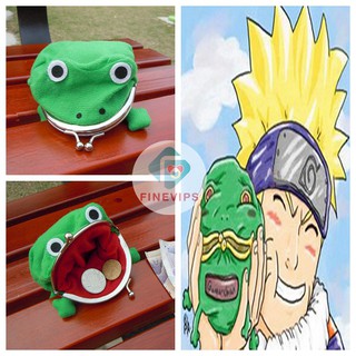 Ví đựng tiền xu hình ếch Naruto dễ thương cho bé