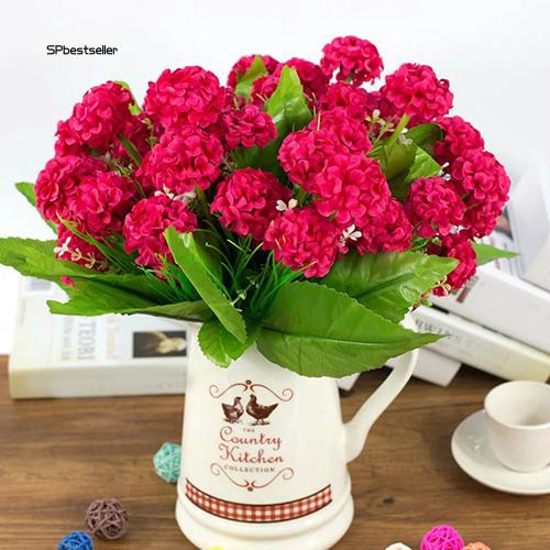 Bộ 9 hoa cẩm tú cầu nhân tạo xinh xắn trang trí tiệc cưới